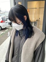 トナリ(tonari) blue black × navy blue