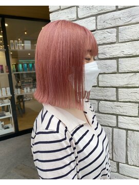 ハイプ(HYPE) 【藤沢横浜】ボブ/ピンクベージュ/オレンジピンクカラー