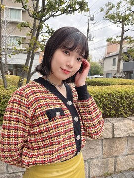 サロンドミルク 新百合ヶ丘店(salon de MiLK) 《お客様スタイル　五月女》アレンジしやすいボブ