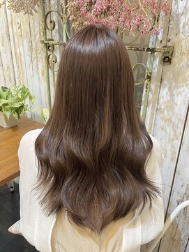 リノ(Lino) 10代20代【髪質改善カラー】ツヤ髪ミルクティーラベンダー