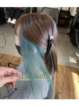 ルッカヘアガーデン バイ ラッシュゴールド(RUCCA HAIR GARDEN by LUSH GOLD) インナーカラー