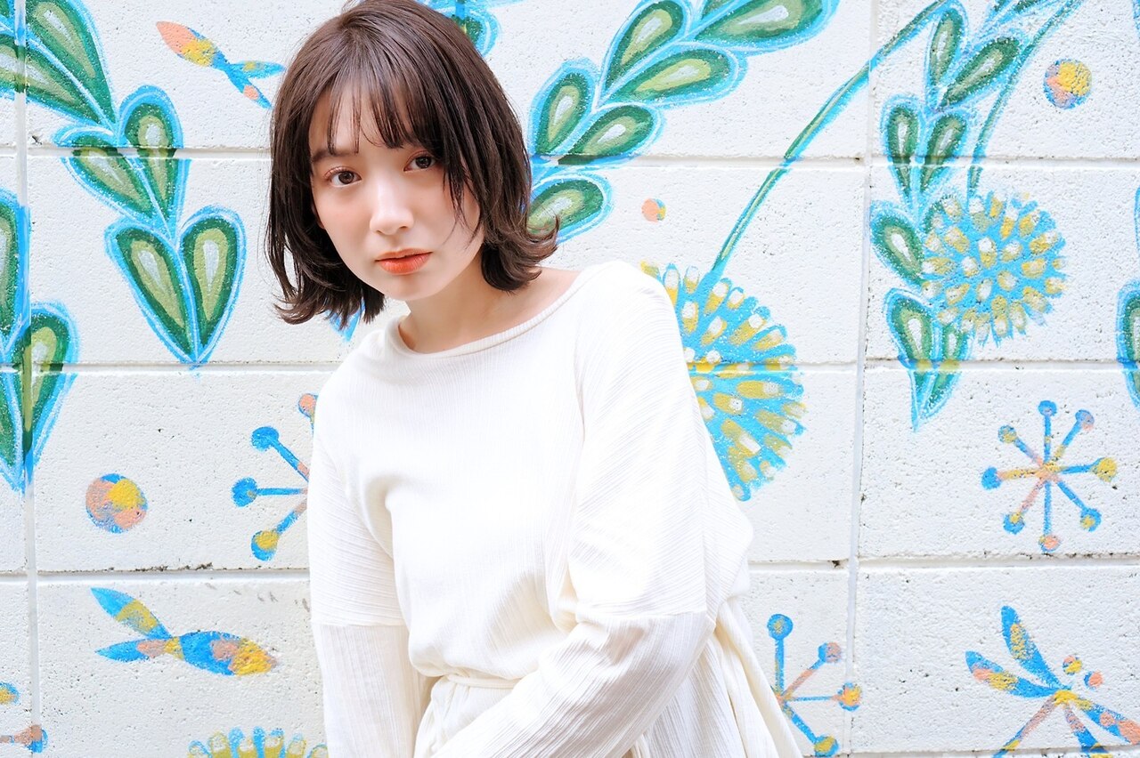 《人気NO3★お得メニュー♪》カット+プラチナリタッチカラー￥10000⇒￥7500