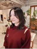 くびれミディアムヘア