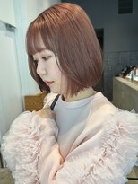 アイティーバイアルバム 松戸店(IT by ALBUM)&nbsp;ミルクティーピンク美髪エモージュフレンチカジュアル_ba487391