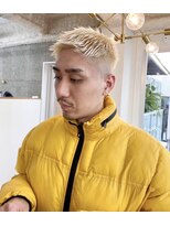 フラッグヘアー 博多駅前店(Flag HAIR)&nbsp;メンズハイトーン　ブリーチ　ケアブリーチ