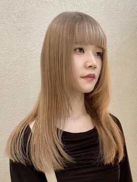 シアン(SYAN) ケアブリーチ/ミルクティーベージュ/レイヤー【shiho】