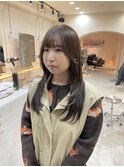オリーブブラウンとレイヤー【stylist川口】