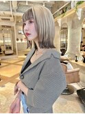 成人式はダブルカラー、インナーカラー♪