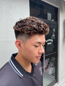 クフィア メンズヘアー カンポ 天王寺店(CUFFIA MEN'SHAIR CAMPO) フェードマンバンヘアオールバックマンバンスパイキーショート