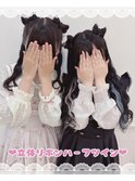 双子ちゃんな立体リボンハーフツイン＊まゆ