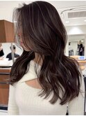 ハイライトバレイヤージュダブルカラーケアブリーチ30代40代