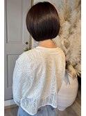 大人可愛い20代30代40代50代オススメ艶感ミニボブ◎