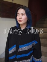 コレットヘアー ザモリオカ(Colette HAIR the MORIOKA)&nbsp;kanna-♪ ネイビーブルーでクールに透明感♪