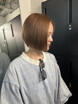 アフィナー 新宿(Afinar) ブリーチなしベージュカラー