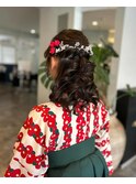 卒業式ヘアセット・袴着付け