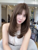 コート 表参道(Cote)&nbsp;美髪レイヤーカット／顔まわりレイヤー／ロングレイヤ 一/前髪