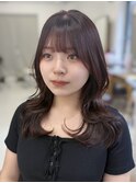 レイヤーカット/ブリーチなし/顔まわり/プレミアムカラー/艶髪