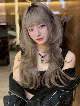 ロンドガーネット 池袋(Lond garnet) 暗めカラー/韓国レイヤー/マロンベージュ/くすみベージュ/池袋