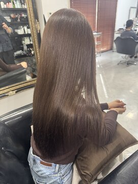 ♪ショコラカラー_ココアブラウン_髪質改善
