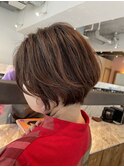 骨格矯正ショートボブ＊