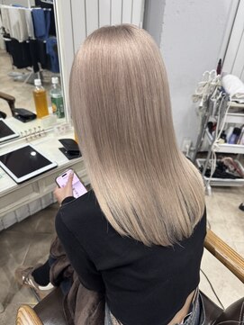 シー ヘアデザイン(see hair design) ミルクティーベージュ