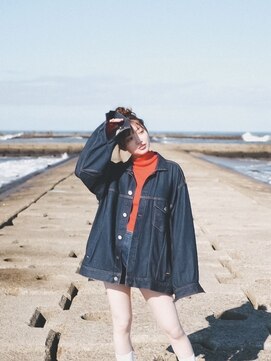 ラヴィズム(LUVISM) 顔周りレイヤー/ダブルカラー/髪質改善/ケアブリーチ万代新潟駅