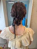 ペピンバイメルシー(pepin by merci.)&nbsp;＊ ゆるふわシニヨン 【結婚式/お呼ばれ/イベント】