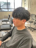 カームバイフォレスト 三郷中央(Calm by Forest.) メンズマッシュ×波巻きパーマ
