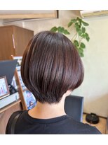 アルティスタ ピンクブラウン×ショートボブ