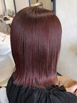 ルーチェ(Lu-che)&nbsp;切りっぱなしボブ×ブリーチ1回でできるピンクカラー