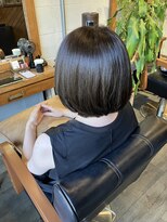 ヘアードレスビュー(hair dress V.I.E.W)&nbsp;ボブショート×オリーブアッシュ