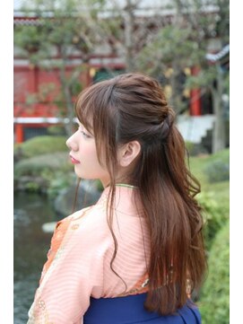 リスタバイネオリーブ 浅草(Re:sta by neolive) 袴×ハーフアップ☆浅草 Re:sta[1]