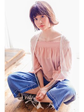 クラン(clan) #ショコラベージュ#ボブウルフカール#ベビーバング