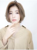 大人可愛いショートボブは低温デジタルパーマで♪