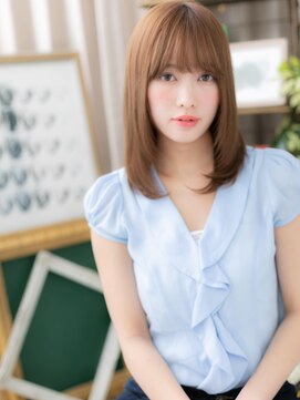 カバーヘアアンドスパ ブリス 浦和(COVER HAIR&SPA bliss) ダブルバングが大人かわいい♪ラブストレートａ浦和10代20代30代