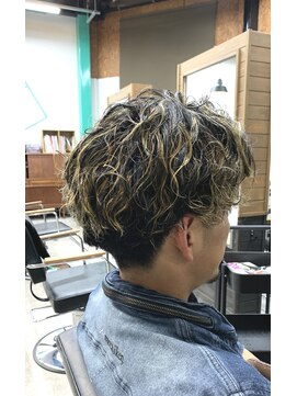 ブッディ(BDY) パーマ×太メッシュ☆男前