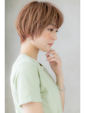 モッズヘア 越谷(mod's hair) スローカラーハイライト小顔マッシュショートY越谷10代20代30代