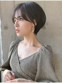 大人かわいい小顔ショートボブショートヘア20代30代40代表参道