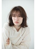 外ハネパーマ