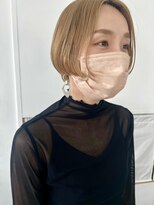 ワク(WAKU)&nbsp;miho style NO.37オリーブベージュデザインカラー　ウェットヘア