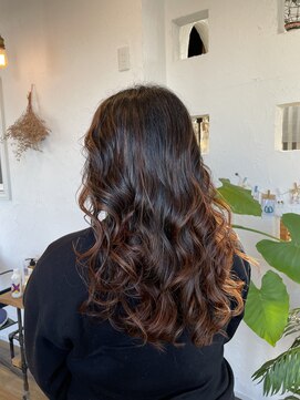 ソンリエ 青竹店(SONRiE) バレイヤージュスタイル