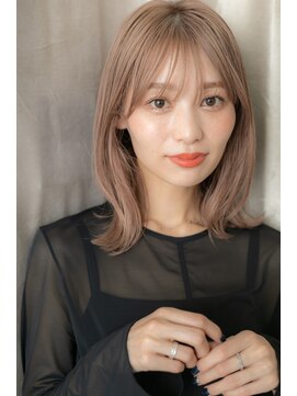 カバーヘア ブリス 大宮西口(COVER HAIR bliss) 外国人風ハイトーンカラーホワイトピンク小顔くびれミディX大宮!