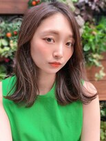 ヘアーデザイン ミヤビ 広尾(HAIR DESIGN MIYABI)&nbsp;切りっぱなし ミディアム