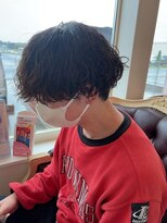 エルベ 内原店(elve)&nbsp;スパイラルパーマ×波巻きミックス