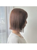 ボブ/酸性ストレート/髪質改善