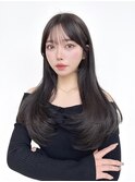 大人可愛い ハイレイヤー顔周り前髪似合わせカット