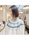 【lufun 森下】髪質改善ストレート×ぱつっとボブ 20代30代姫路