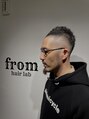 フロム 押上(from) 1mmの刈り上げで短めのソフトモヒカン