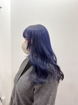 ラフ 原宿(L.a.a.g.f harajuku) ハイトーンカラー NavyBlue☆@原宿