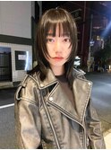 顔周りカット/レイヤーカット/ミディアムレイヤー